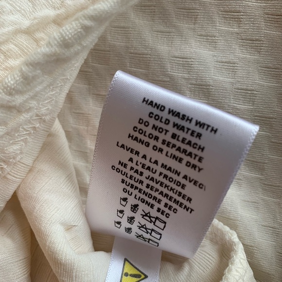 Eri and Ali Overture Textured Ivory Women’s Button Back Sleeveless Top M Prelov - Picture 4 of 8